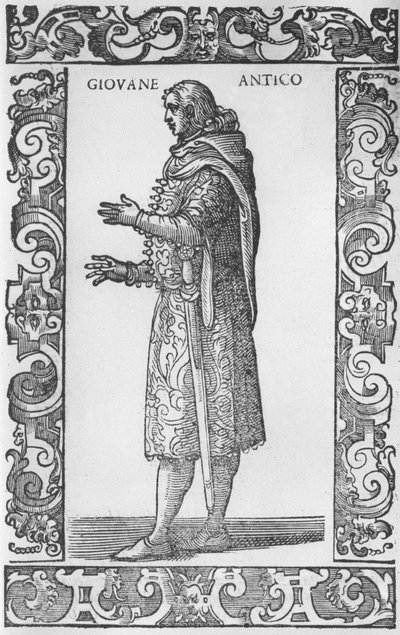 Joven en traje tradicional, 1590 de Cesare Vecellio